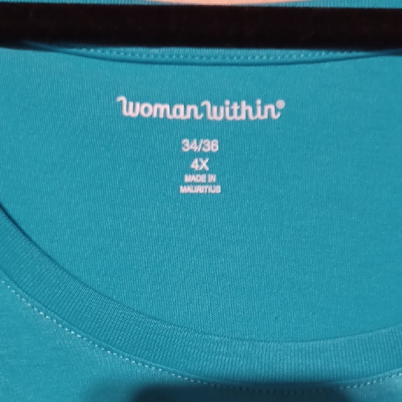 Women's Blue Top - Picture 2 of 4